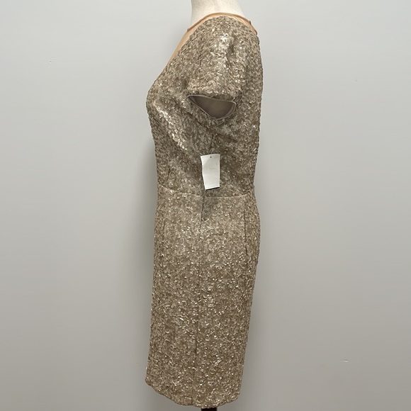 Dress The Population Sequined Dress, Pale Blush, Large - Picture 6 of 14